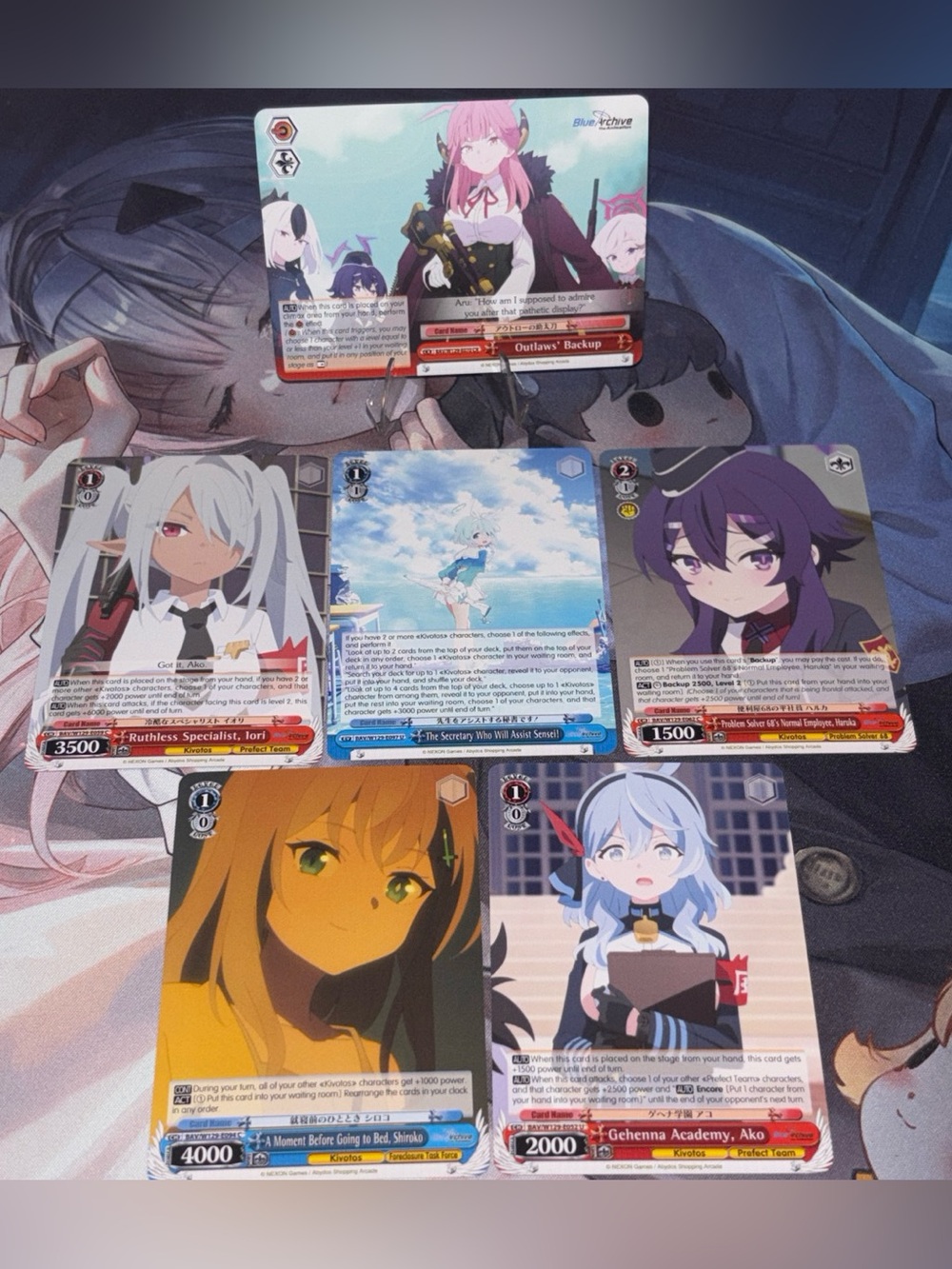 Blue Archive Weiss Schwarz card lot
